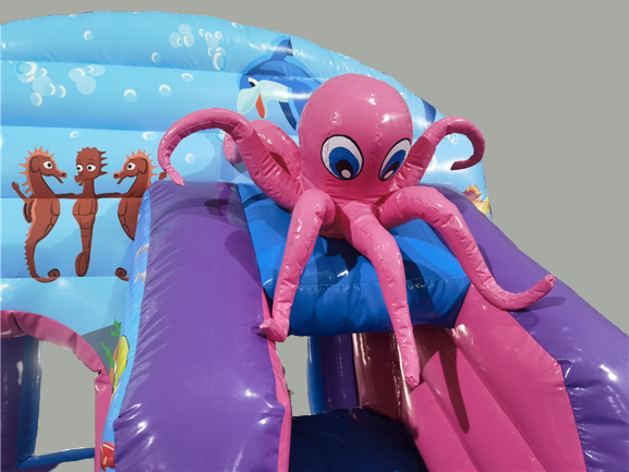 Hüpfburg 3,9x2,8 m - Octopus